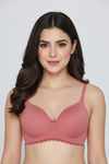 Zivame Padded Regular Wired 3/4th Coverage Tshirt Bra - Faded Rose — thumbnail 5